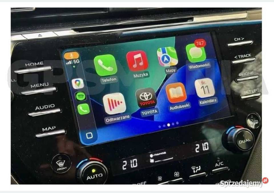 Toyota aktywacja Android Auto i Apple CarPlay Elektronika Aleksandrów Łódzki