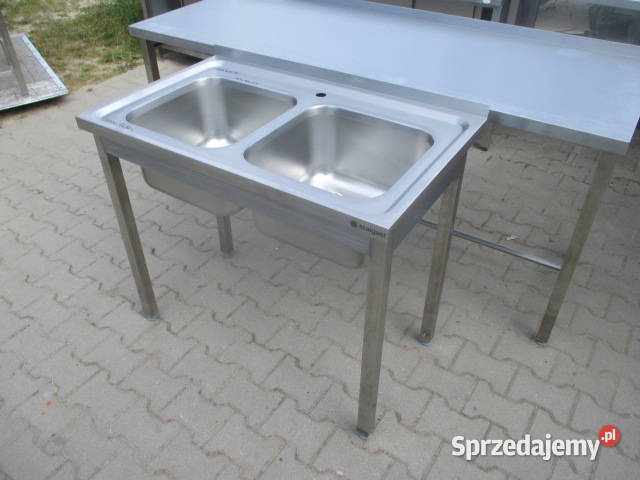 ZLEW GASTRONOMICZNY 2 KOMOROWY Z PÓŁKĄ 1006085 Ostrów Wielkopolski