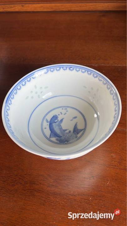 Talerzyk niska miseczka Ryżowa porcelana Smok pomorskie Gdańsk
