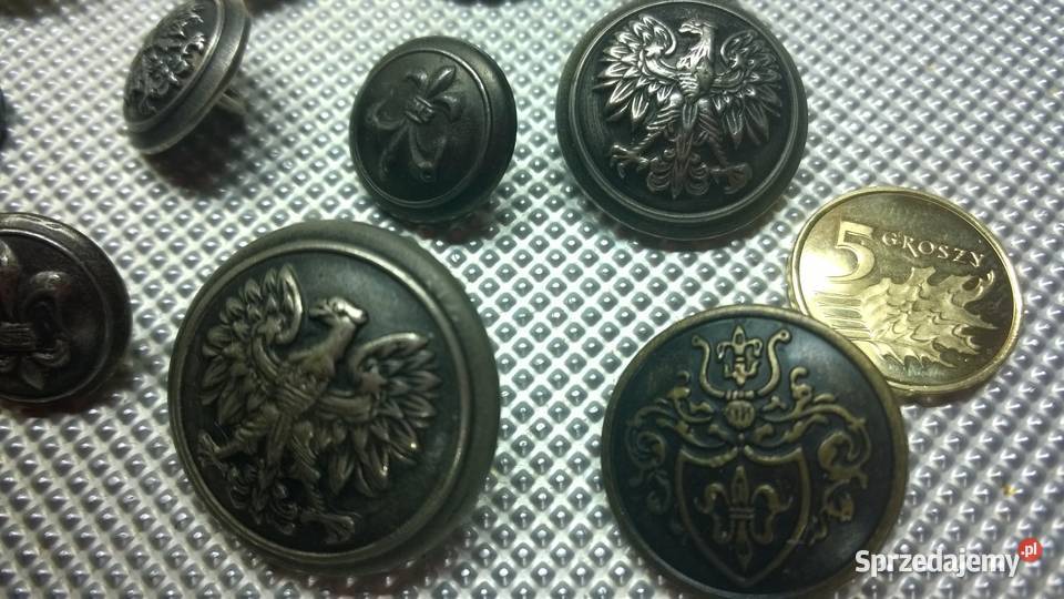 guziki zestaw 11 sztuk Warszawa sprzedam