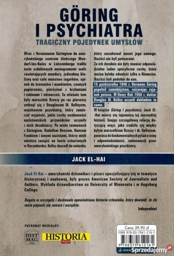 GORING I PSYCHIATRA ELHAI JACK Opole