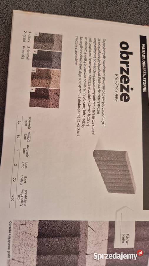 Obrzeże palisadowe 10 Hryniewicze sprzedam