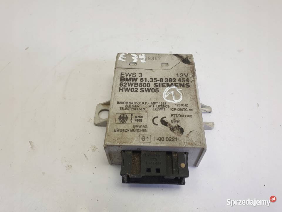 BMW E39 MODUŁ EWS Komputer 8382454 lubelskie Rudka