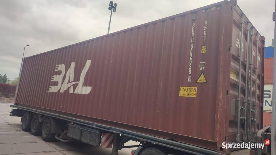 Kontener morski wysoki 40 High Cube HC sprzedam