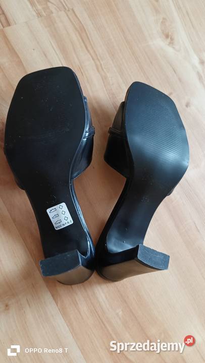 Klapki skóra ekologiczna Moda i Styl Stołeczna