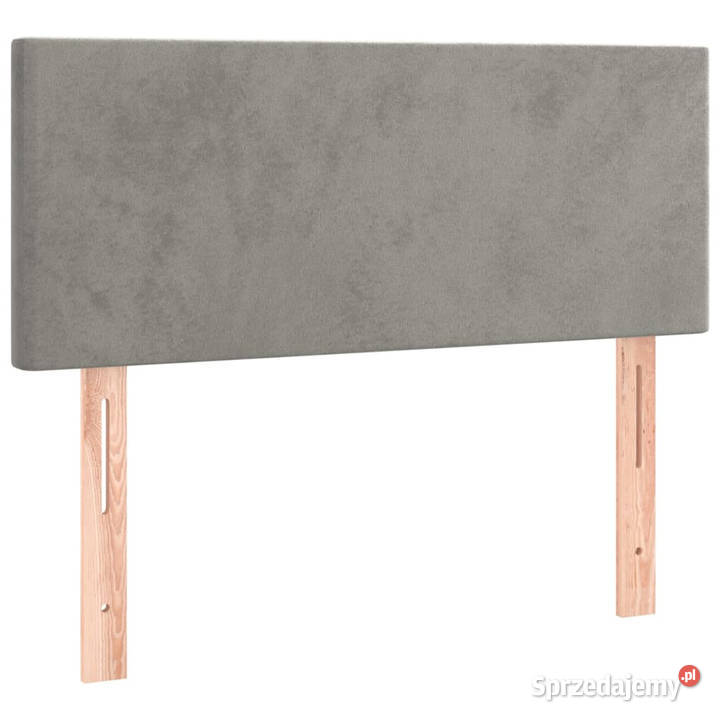 Zagłówek do łóżka z LED jasnoszary 100x5x7888 mazowieckie Warszawa