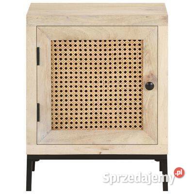 vidaXL Szafka nocna 40x30x50 drewno mango i mazowieckie