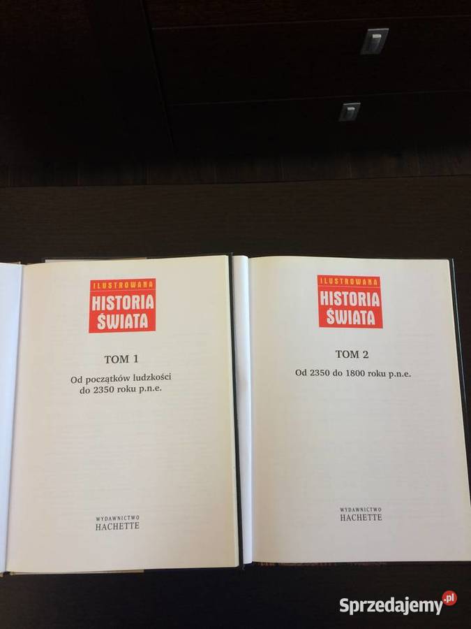 Ilustrowana Historia Świata Tom I i II twarda