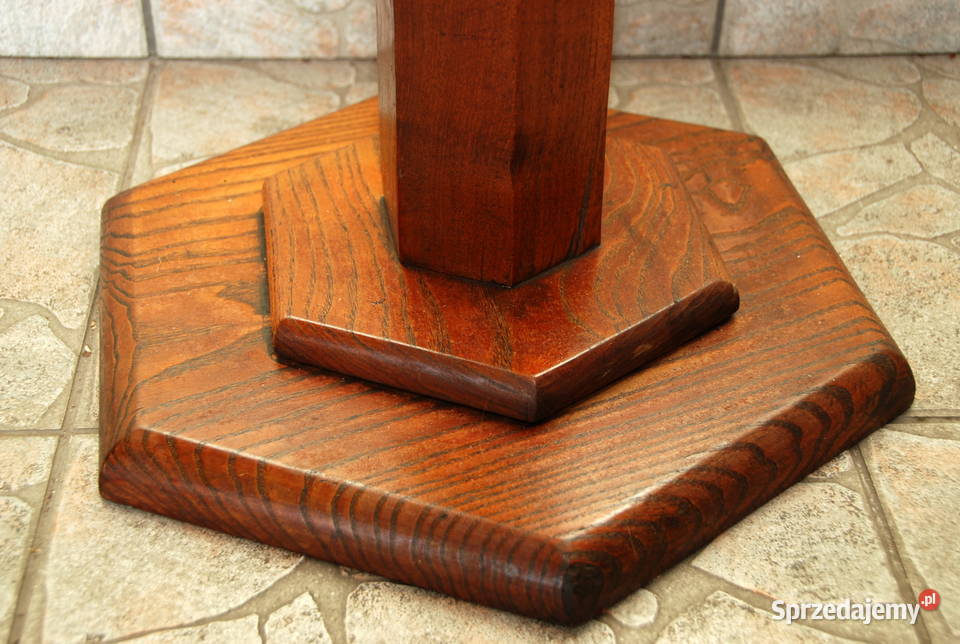 Art Deco drewniany KWIETNIK stojący POSTUMENT mazowieckie Warszawa sprzedam