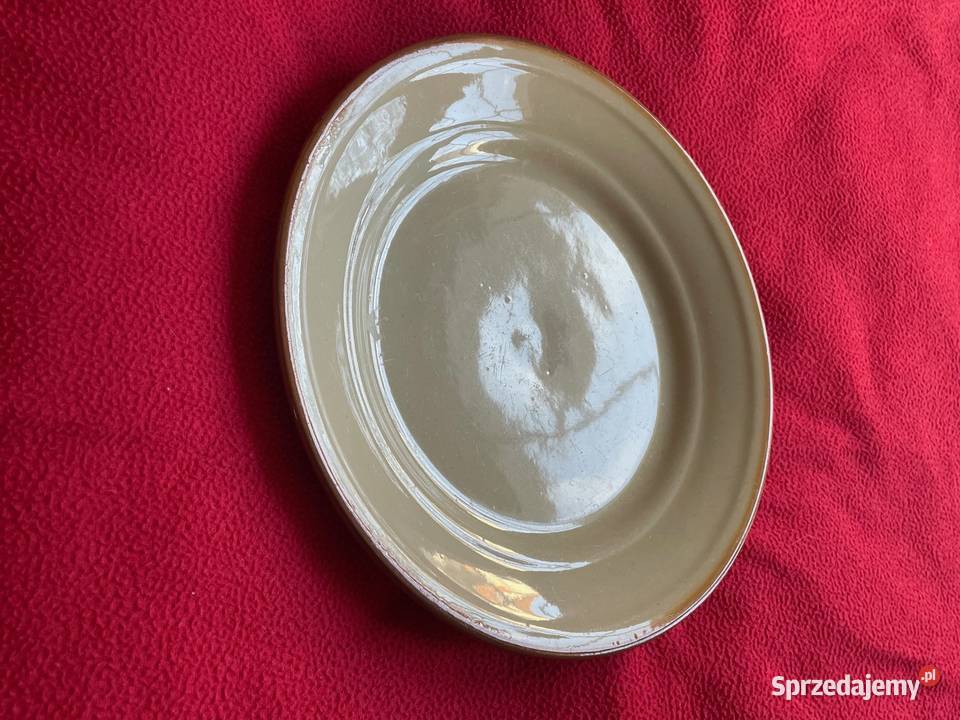 Stare talerze płaskie Tułowice PRL i zachodniopomorskie Kołobrzeg sprzedam