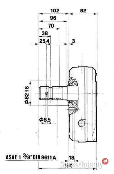 Multiplikator do pomp grupy 3 Typ GBF30S z Rolnictwo