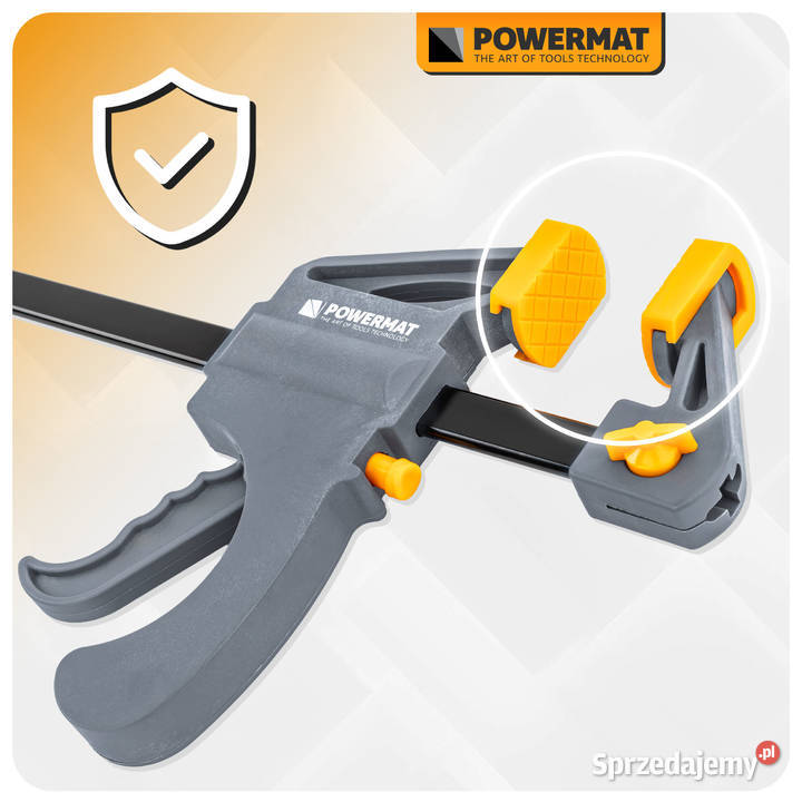 ścisk stolarski zacisk dźwigniowy 250x60mm śląskie