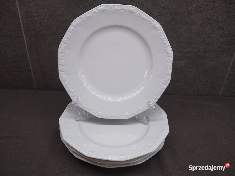 Rosenthal Maria Biała talerze płytkie 4 Kalisz sprzedam