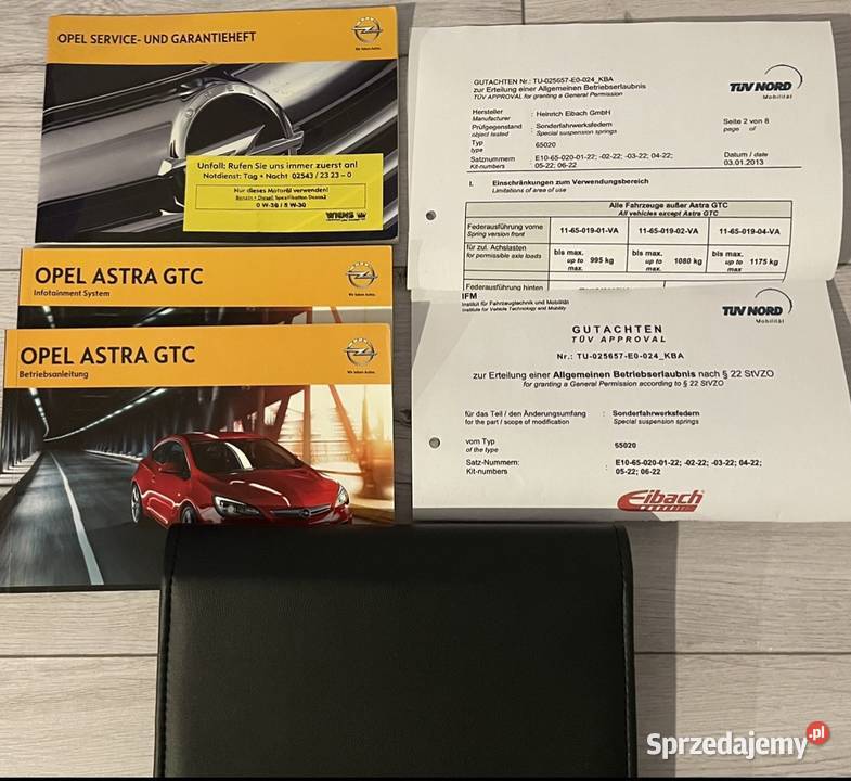 Opel Astra J GTC Navi Serwis ASO 154 mazowieckie Płońsk