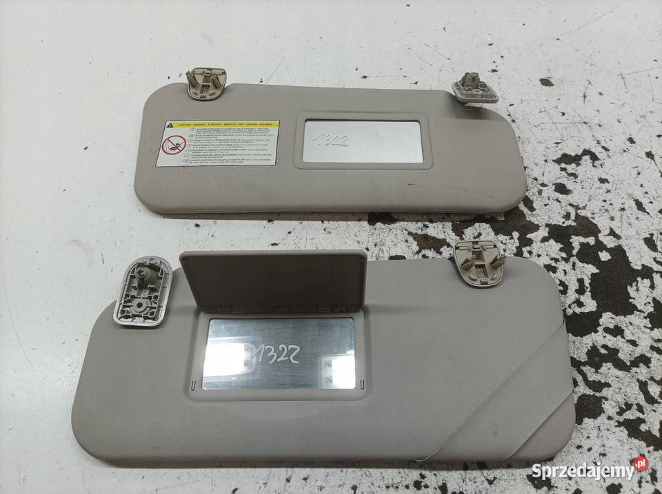 DASZKI PRZECIWSŁONECZNE LEWY PRAWY OSŁONA KPL Motoryzacja