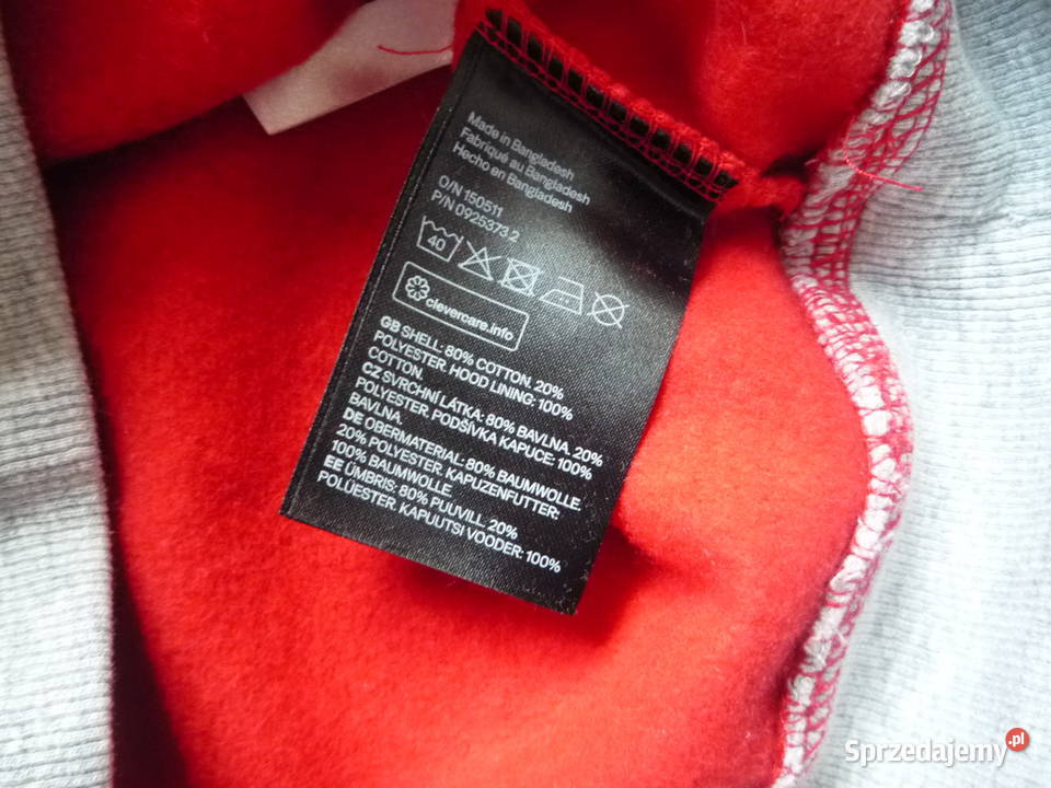 Nowa HM 134140 Bluza Kangurka Meszek kaptur Szczecin