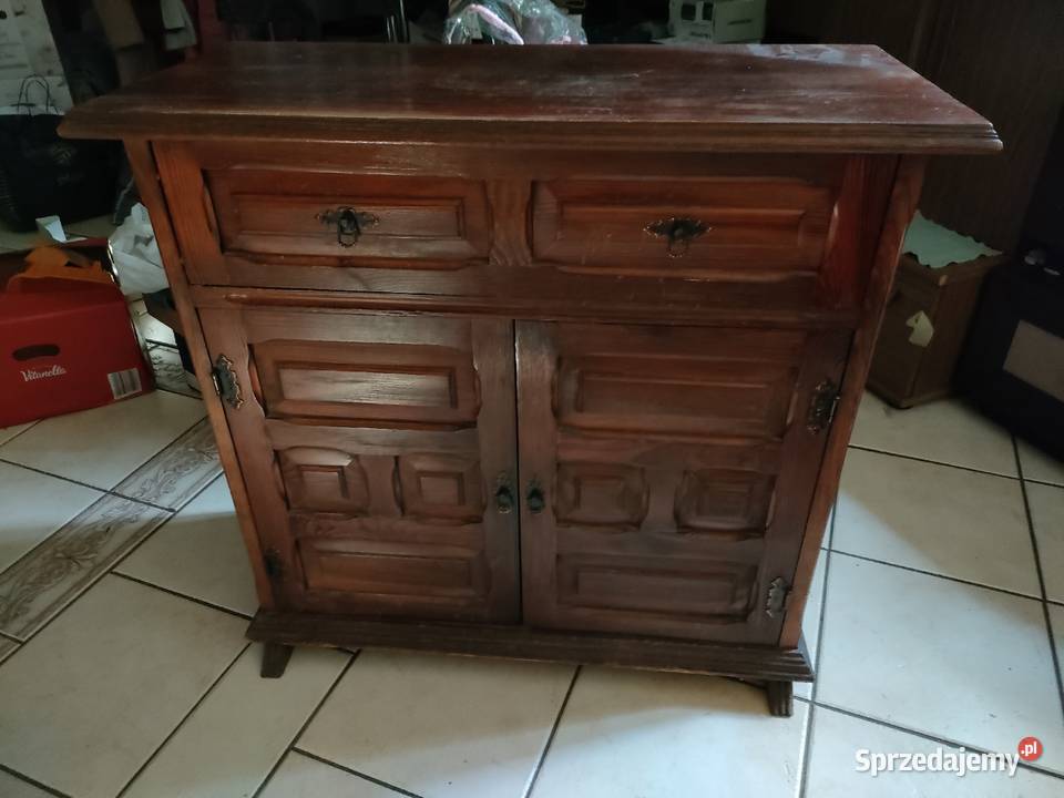 Komody z drewna sosnowego lata 90 PRL 89cm łódzkie Tomaszów Mazowiecki