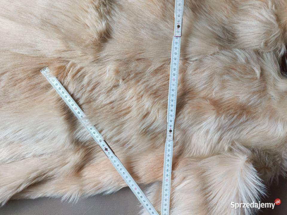 Naturalne futro z długim włosem vintage Otwock