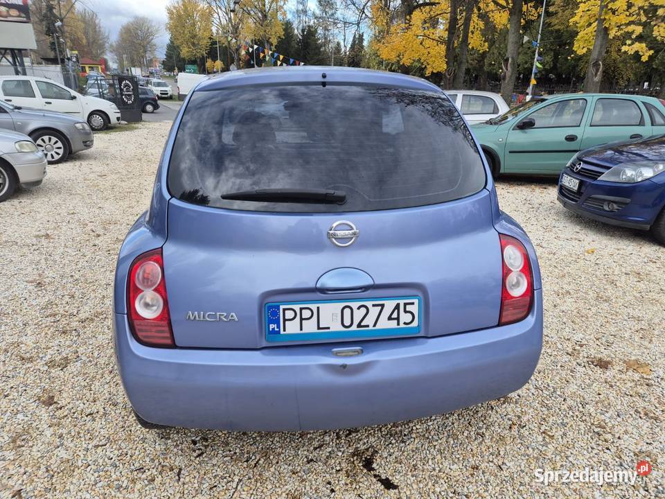 Nissan Micra 12 z klimatyzacją ISOFIX 2004 Kłodzko sprzedam