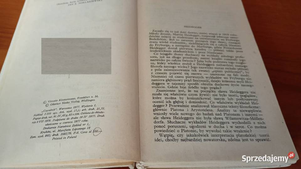 Budować mieszkać myśleć eseje wybrane Martin Rok wydania 1977 Gdańsk