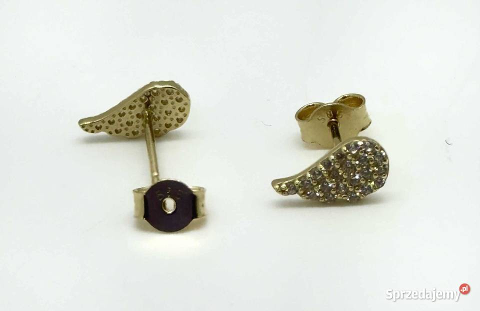 Nowe złote kolczyki próby 585 120g Elbląg