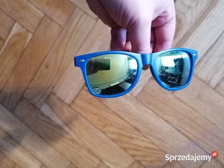 Okulary niebiesko żółte sprzedam