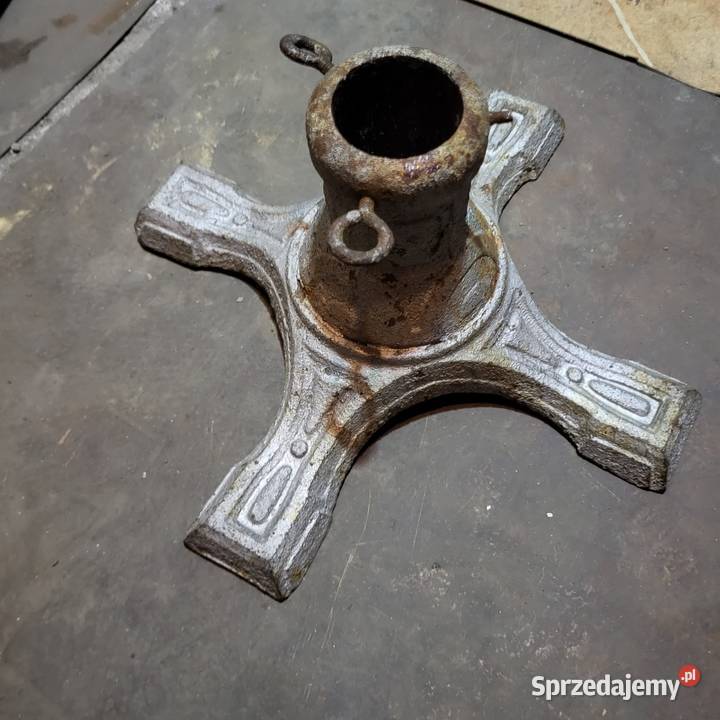 Stojak na choinkę żeliwny śląskie Bytom