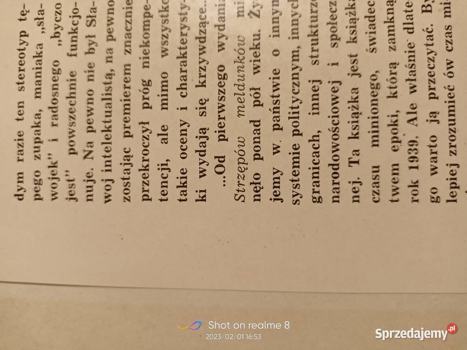 Strzępki meldunków opowieść oficera książki Rok wydania 1984