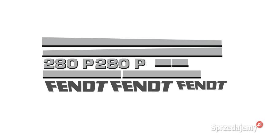 Naklejki Fendt 280 p i inne modele super mocne Pozostałe