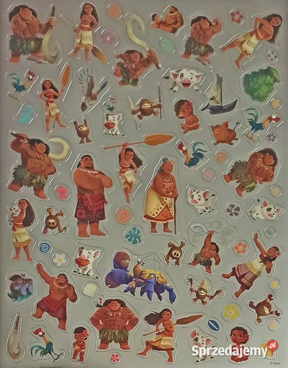 Naklejki Nalepki Disney Moana Vaiana 230 Mogilany