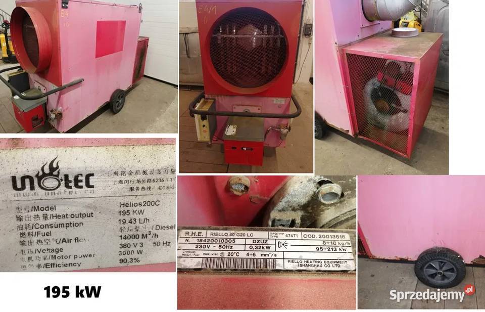 Nagrzewnica przemysłowa budowlana hala warsztat Gorzów Wielkopolski