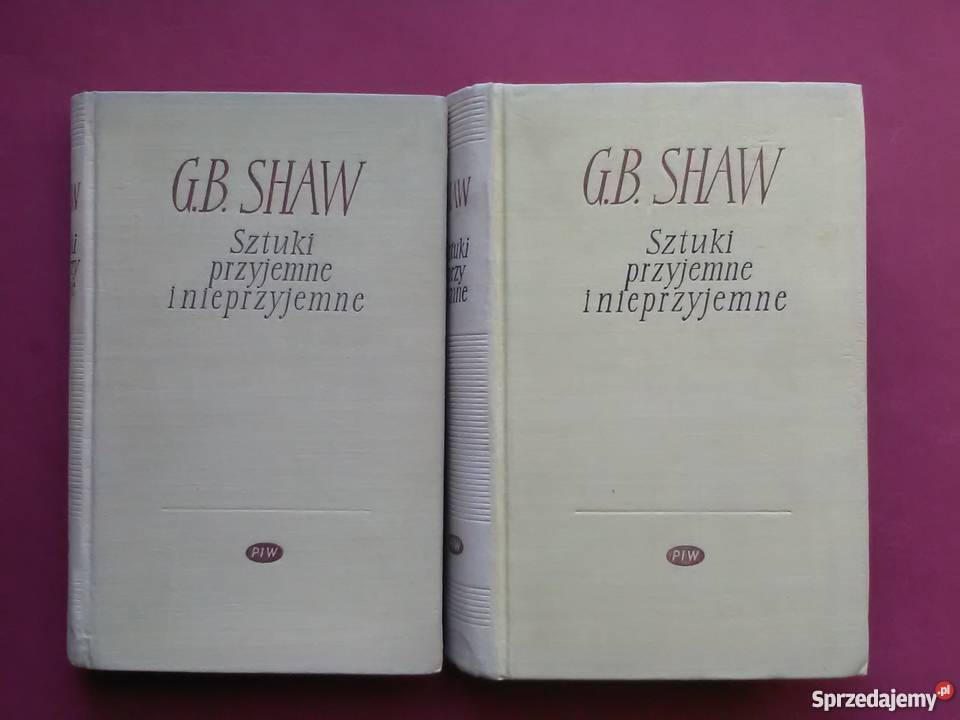 SZTUKI PRZYJEMNE I NIEPRZYJEMNE Shaw komplet fa dramaty, utwory sceniczne Goleniów