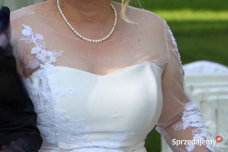 Suknia ślubna w stylu klasycznym elegancka Adamowa Góra sprzedam