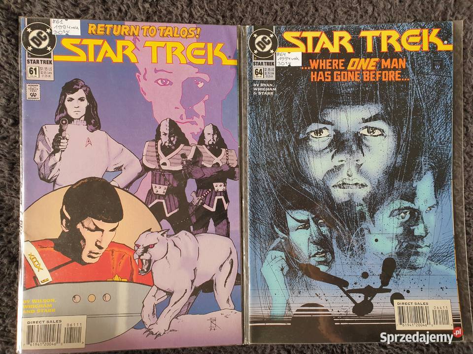 Star Trek kolekcja 20 komiksów DC 19901995 Gdynia