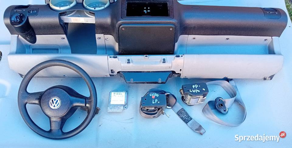 Deska konsola Air bag pasy komplet VW Lupo polo Nysa