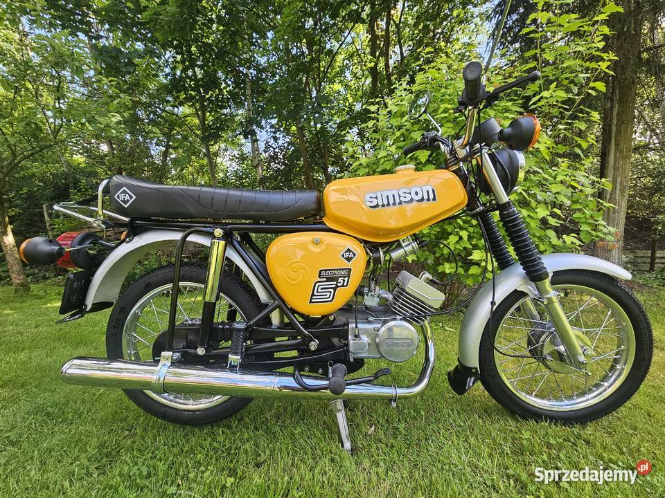 Simson S51 Elektronik 12V wzór DDR 60cm3 Gliwice