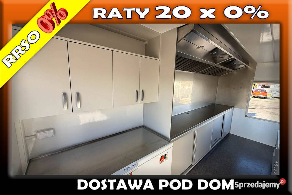 Przyczepa gastronomiczna kebab gotowy biznes