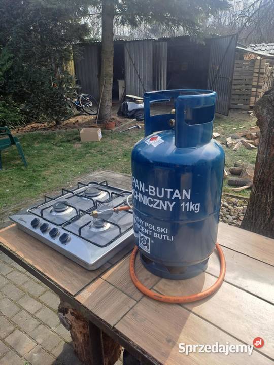 Płyta gazowa z butlą do zabudowy