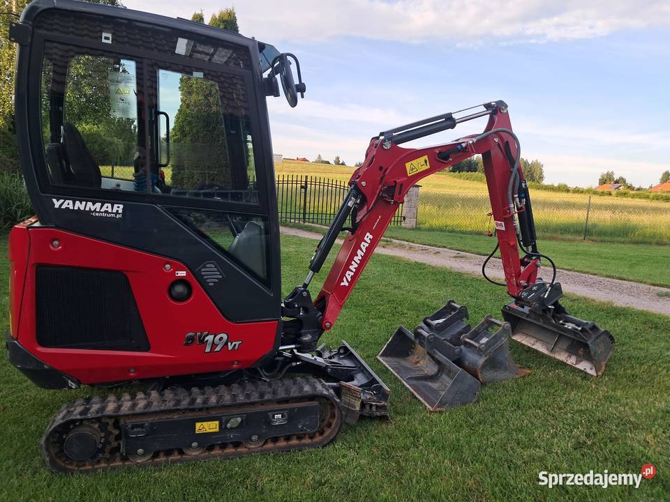 Minikoparka YANMAR SV19VT 2024r Olsztyn sprzedam