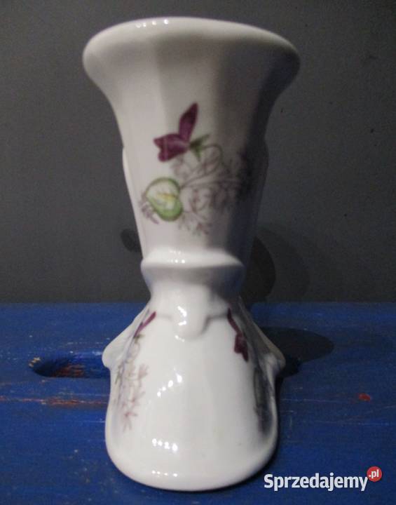 Świecznik Podwójny Porcelana Chodzież PRL Nieporęt sprzedam