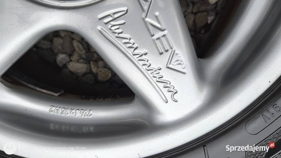 Felgi z oponami Azev A 16 20555 Kleber 6mm VW aluminiowe Bielsko-Biała