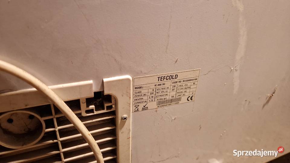 Zamrażarka Tefcold IC 300 SC profesjonalna wolnostojące małopolskie