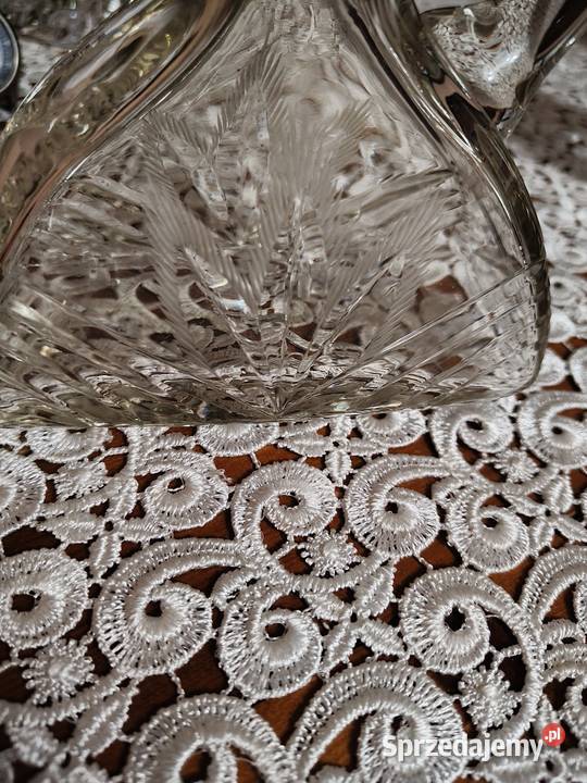 Karafka kryształowa Art deco dolnośląskie Legnica
