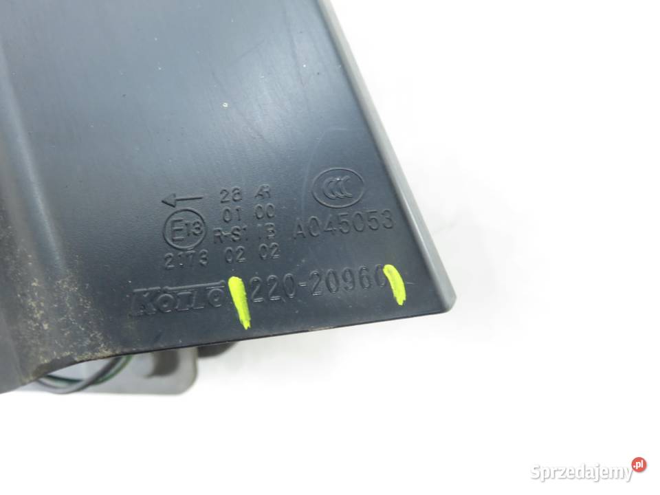 LAMPA LEWA TYLNA SUBARU LEGACY IV 22020960 osobowe małopolskie