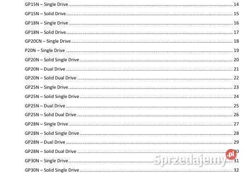 Caterpillar GP30N GP33N instrukcja obsługi motoryzacja, transport Kielce