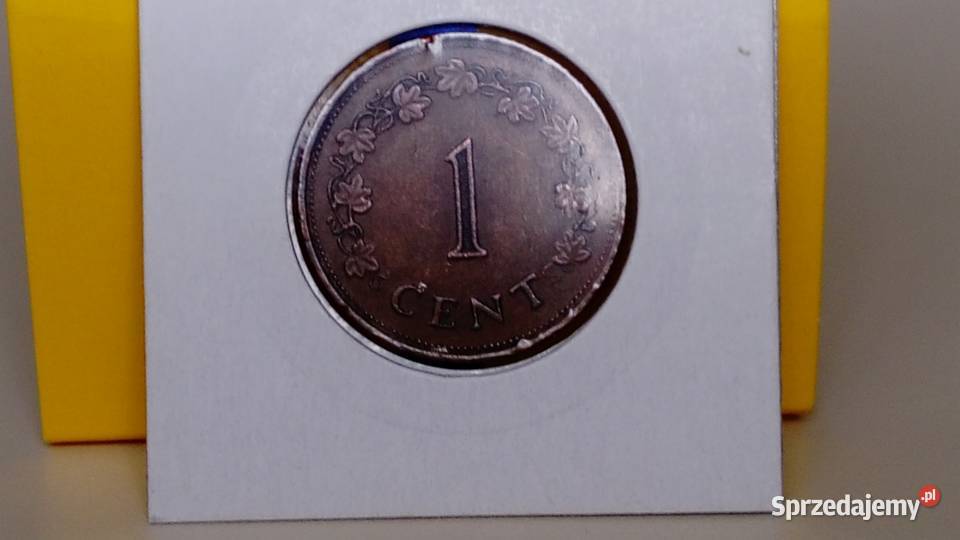Moneta 1 cent 1977 r. Malta