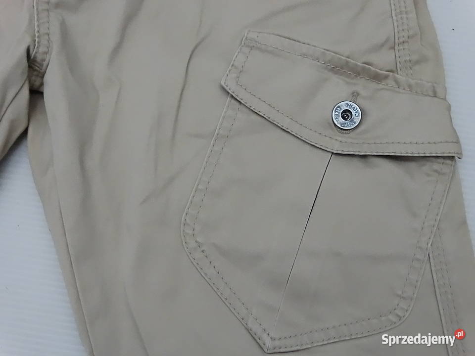 Spodnie Calvin Klein Jeans Cargos Beżowe W27 L34 sprzedam