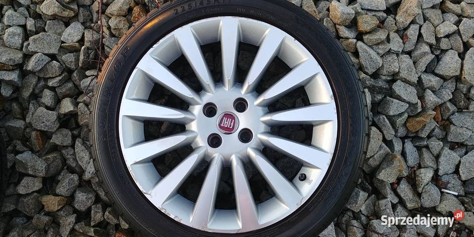 Felgi Aluminiowe 17 Fiat z oponami Lato Średnica 17" Samochodowe Osolin