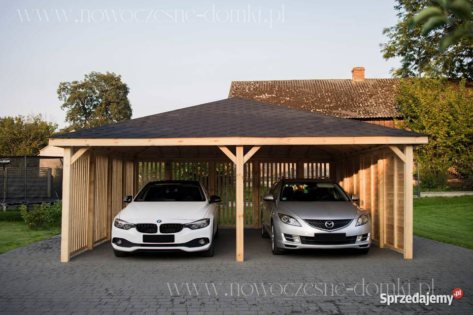 Wiata Samochodowa Drewniana San Ariano XL 6x6m podkarpackie Rzeszów