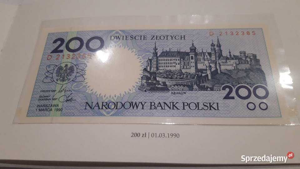 Album Banknoty Miasta Polskie PRL